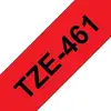 Image de Ruban Brother TZE-461 Noir sur rouge 36 mm 8 m laminé