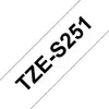 Image de Brother TZE-S251 Noir sur blanc, 2,4 cm, 8 m, Compatible avec Brother