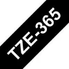 Image de Ruban Brother TZE365 36 mm x 8 m Blanc sur Noir