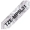 Image de Cintas pour imprimante d'étiquettes Brother TZE-MPSL31 1,2 cm x 4 m Gris
