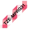 Image de Cinte pour imprimante d'étiquettes Brother TZE-MPRG31 12 mm Noir sur Rouge