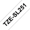 Image de Ruban autolaminé Brother TZESL251 24mm x 8m noir sur blanc résistant