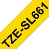 Image de Ruban Brother TZE-SL661 Noir sur Jaune 36 mm x 8 m Laminé