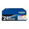 Image de Pack de toner tricolore d'origine Brother TN241CMY