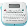 Image de Imprimante d'étiquettes portable Brother PT-N20, découpe manuelle, écran LCD bleu/blanc