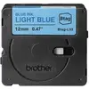 Image de Ruban d'étiquettes Brother BTAG-L33 Bleu sur bleu clair 12 mm x 4 m
