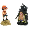 Image de Figurine Banpresto One Piece Portgas D.Ace Vs Marshall.D.Teach (x2) 8 cm