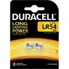Image de Duracell LR54 2 piles bouton au lithium