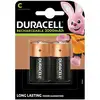 Image de Pile Duracell Ultra C 3000 mAh NiMH Rechargeable 1,2 V 2 pcs