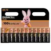 Image de Pile Duracell PLUS AA alcaline 12 unités blister beige/noir