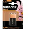 Image de Pile alcaline Duracell Plus MN1604 9 V, haute capacité et longue durée