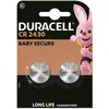 Image de Pile bouton Duracell CR2430 Litium 3V 2 unités