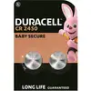 Image de Pile bouton Duracell CR2450 Lithium 3V 620 mAh 2 unités