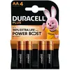 Image de Duracell Plus AA Alcaline 1,5V Pack 4 pièces Noir Or