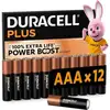 Image de Pile AAA Duracell Plus Power Boost Pack 12 Alcaline 1.5V Haute Durée