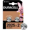 Image de Duracell CR2025 2 piles boutons au lithium