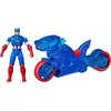 Image de Figurine Hasbro Motorbike Shield Thrower + Captain America 10 cm