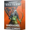Image de Jeux de société Games Workshop Warhammer 40k - Kill Team Datacards Drukhari Mandragores (Fr) TU