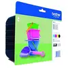 Image de Pack Brother LC221VALBP Noir Cyan Magenta Jaune