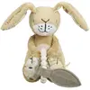 Image de Peluche avec anneau de dentition en silicone Rainbow Designs Guess How Much I Love You Little nutbrown Hare 7,5x11x13 cm