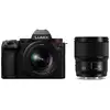 Image de Appareil Photo Mirrorless Panasonic Lumix S5II 24,2MP 12000x8000mm Sensor Full-Frame WiFi Bluetooth + Objectif S 20-60mm F3.5-5.6 + 50mm F1.8