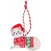 Image de Décoration de noël chat Rex London 6,5x7x0,3 cm