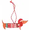 Image de Décoration de noël chien Rex London 4,5x10x0,3 cm