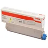 Image de Cartouche de Toner Jaune Original OKI 10000 pages pour imprimantes C833 et C843