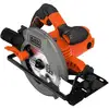 Image de Scie circulaire BLACK & DECKER CS1550-QS 1500W 190mm Coupe 66mm AC