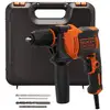 Image de Perceuse à percussion Black&Decker BEH710K-QS 710W + 4 forets + coffret