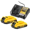 Image de Chargeur DeWALT DCB1104D2-QW 18V avec 2 batteries lithium-ion