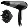Image de Sèche-cheveux Ionique Remington D3190S 2200W 3 Températures 2 Vitesses avec Accessoires Noir Argent