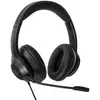 Image de Targus AEH102GL Casque USB Noir avec Microphone