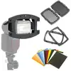 Image de Kit flash stroboscopique Lastolite avec grilles et filtres créatifs