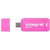 Image de Clé USB Integral Neon-C 64GB USB-C 150MB/s Rose avec capuchon