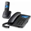 Image de Motorola C4201 Combo Téléphone Fixe + DETC Sans Fil Noir