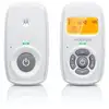 Image de Moniteur bébé audio Motorola AM24 avec batterie et écran rétroéclairé blanc