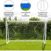 Image de But de football Monster 366x184cm avec housse et cible 5 trous