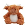 Image de Peluche zippée Mumbles Vache TU