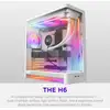 Image de Boitier PC NZXT H6 RGB+ Blanc Tour Midi