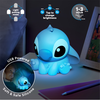 Image de Veilleuse silicone enfant Paladone Stitch 15,3x12,6x12,2 cm