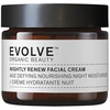 Image de Crème de nuit régénérante - Nightly renew facial cream bio - EVOLVE BEAUTY