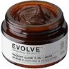 Image de Masque exfoliant 2-en-1 au cacao - Radiant glow mask bio - EVOLVE BEAUTY - 30ml
