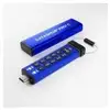 Image de Clé USB iStorage datAshur PRO+C 128GB AES 256bit FIPS 140-2 USB 3.2 Type C Bleu