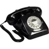 Image de GPO 746 Téléphone Fixe Rétro Rotatif Noir