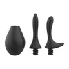 Image de Poire à Lavement avec 2 Embouts Plugs Anal 260 ml