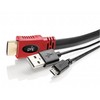 Image de Pack Prif Câble HDMI Gaming + Câble de Chargement PS4