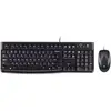 Image de Logitech Desktop MK120 clavier Souris incluse USB AZERTY Français Noir