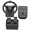 Image de Logitech G Saitek Paquete de Equipo Pesado Volante 900 Grados + Pedales + Panel Lateral