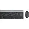 Image de Clavier Logitech Slim Wireless Combo MK470 AZERTY sans fil graphite